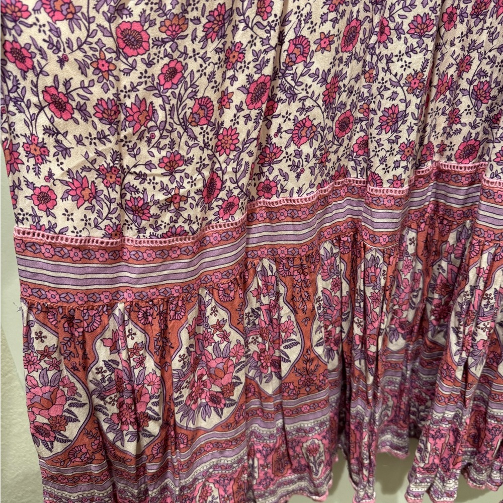 Spell & The Gypsy Collective Lilac Jasmine Strappy Maxi Dress - Picture 5 of 8
